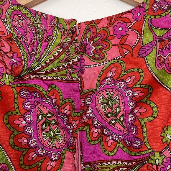 Vintage 1960s paisley Martin Berens of California party dress - Picture 6 of 11